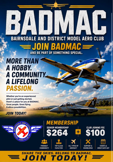 Join BADMAC Club